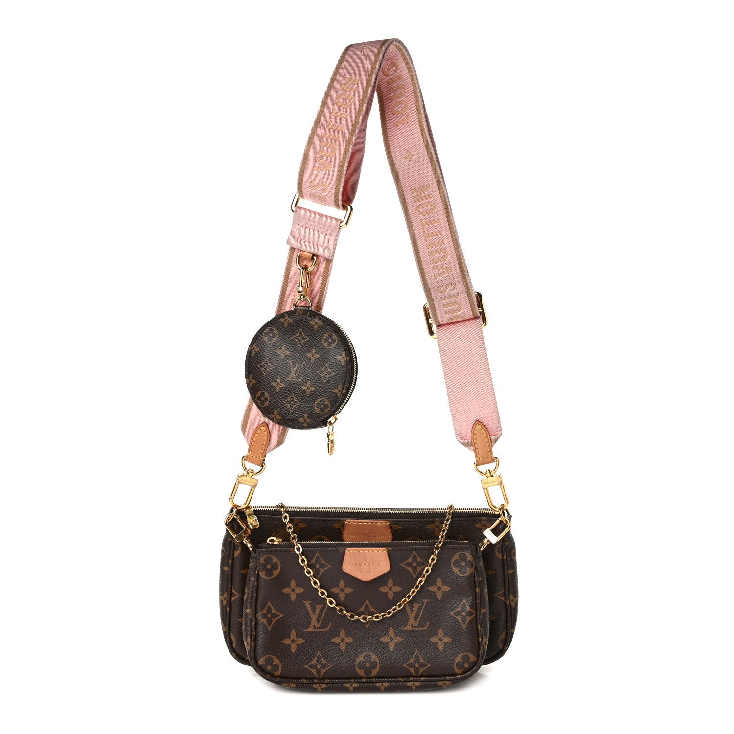 Louis Vuitton Monogram Multi Pochette Accessories Rose Clair 1 of 8