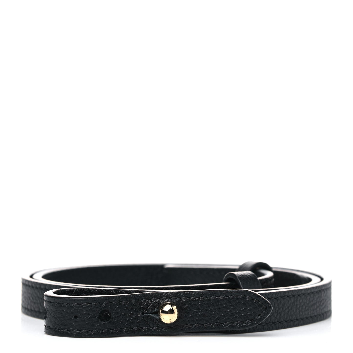 Calfskin Popincourt MM Shoulder Strap Black