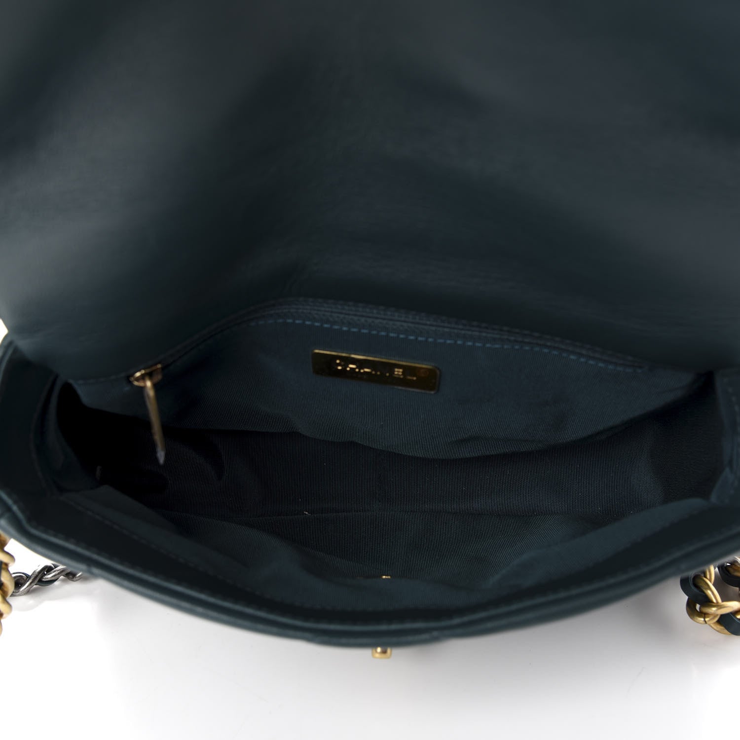 Chanel Lambskin Quilted Medium 19 Flap Green 5 of 11