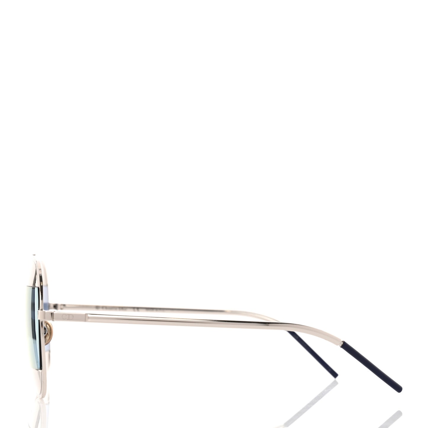 Split 1 Aviator Sunglasses Silver Blue