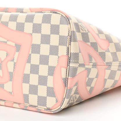 Louis Vuitton Damier Azur Tahitienne Neverfull MM 9 of 9