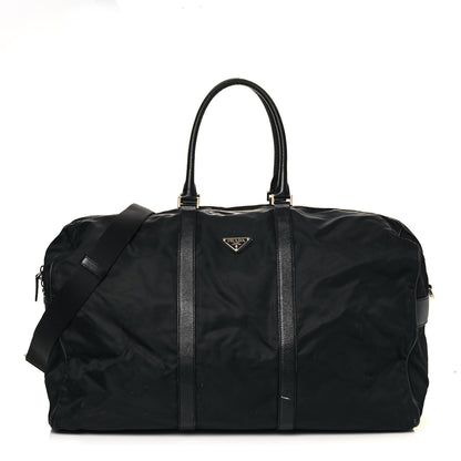 Prada Tessuto Nylon Saffiano Duffle Black 1 of 26
