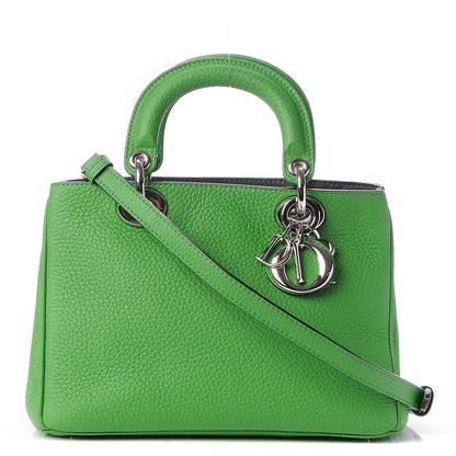 Christian Dior Bullcalf Small Diorissimo Tote Grass Green 1 of 12