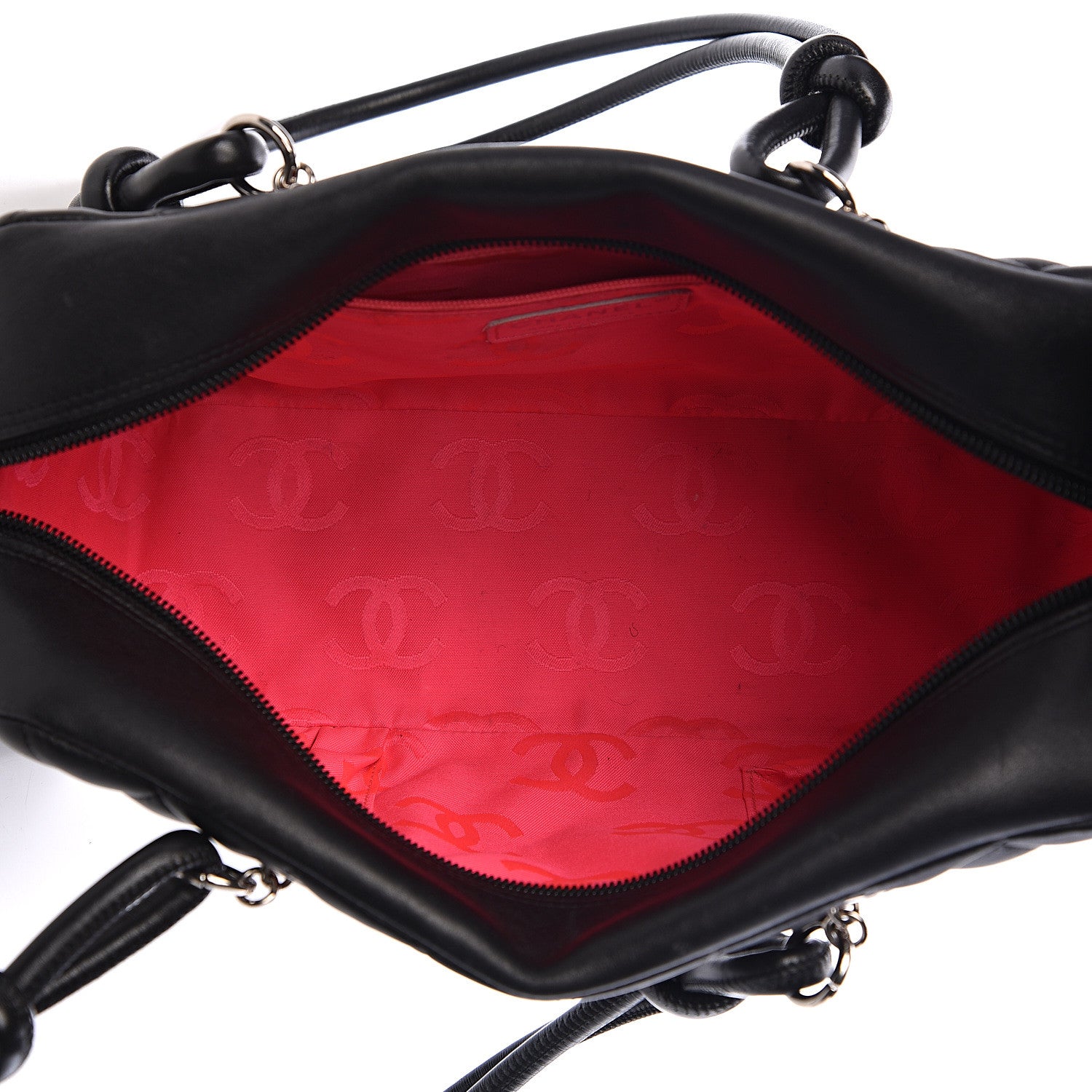 Chanel Calfskin Quilted Large Cambon Bowler Black 4 of 11
