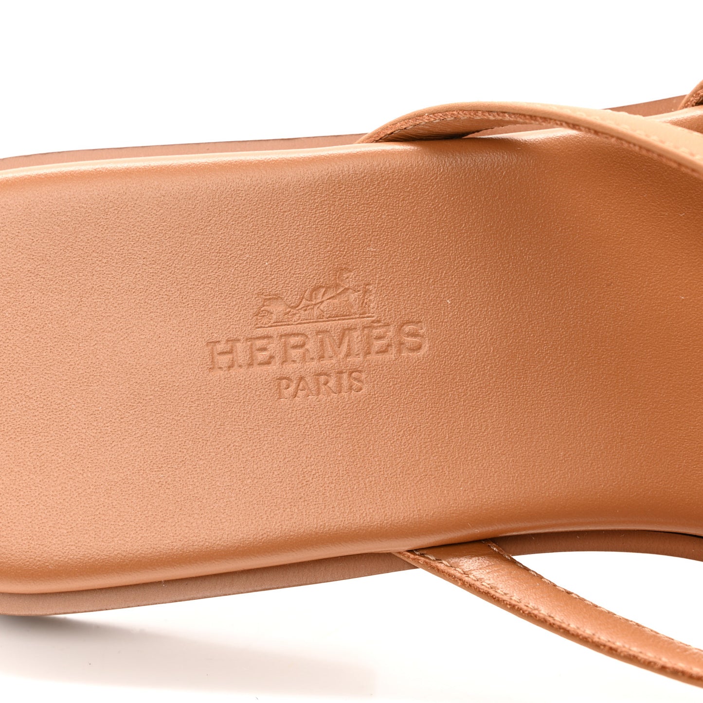Calfskin Miss Sandals 38 Naturel