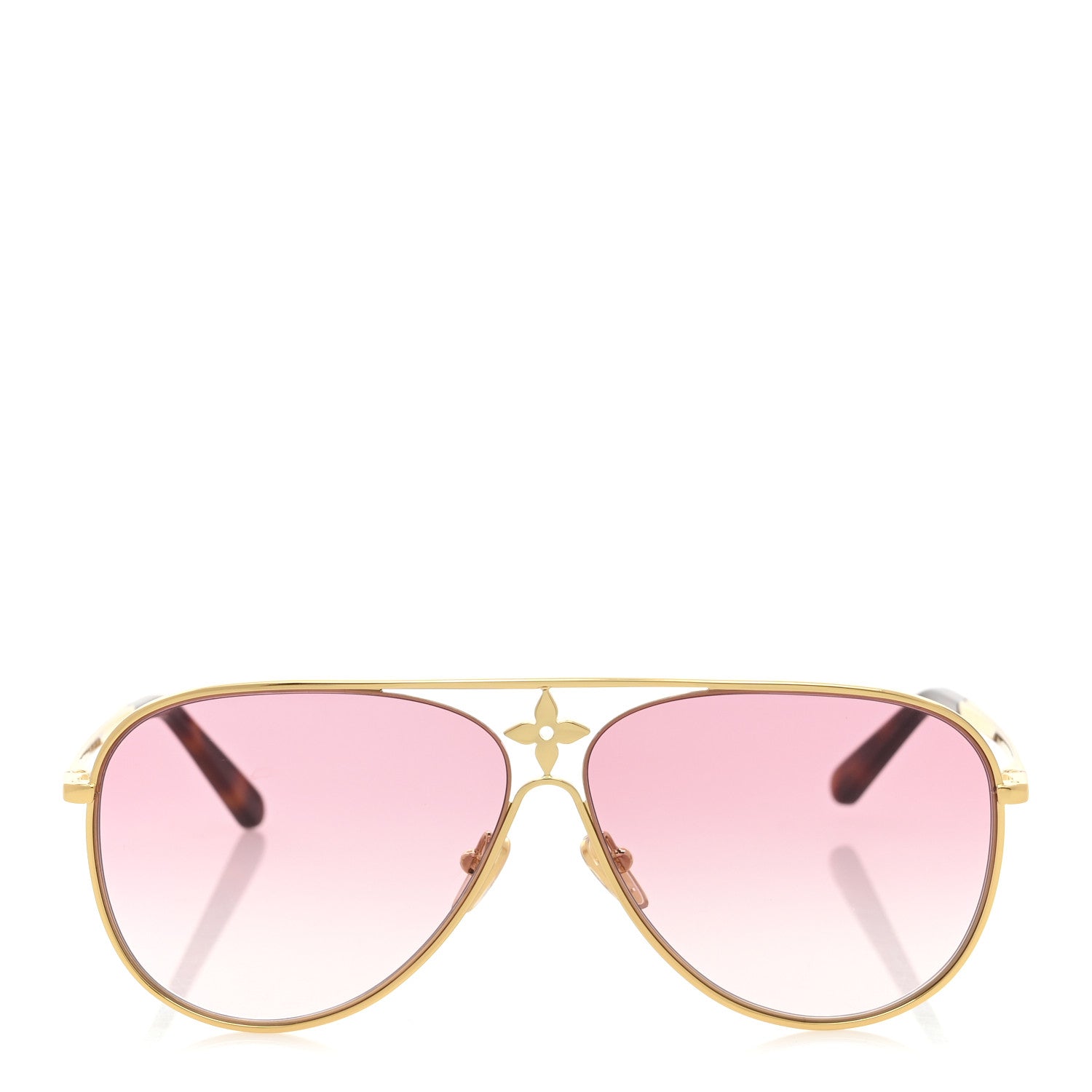 Louis Vuitton Metal LV Star Pilot Sunglasses Z1868U Pink 1770996