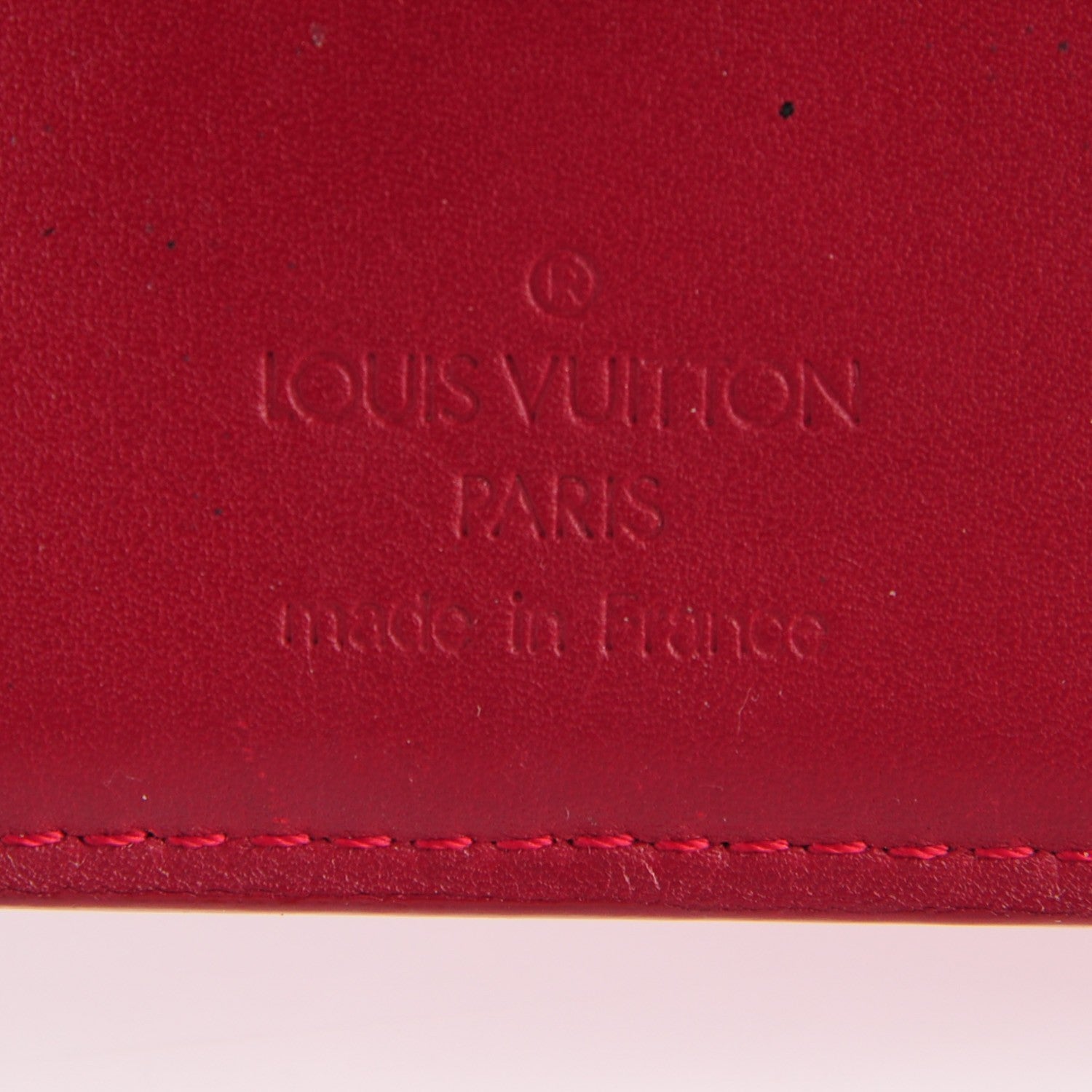 Louis Vuitton Vernis French Purse Wallet Pomme D'Amour 7 of 8