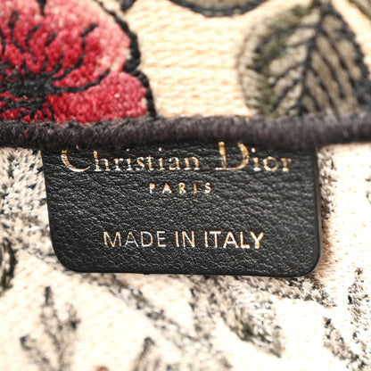 Christian Dior Canvas Embroidered Large Broderie Dior Flowers Book Tote Multicolor 6 of 11