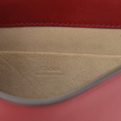 Chloe Calfskin Suede Small Nile Bracelet Bag Intense Red 6 of 12