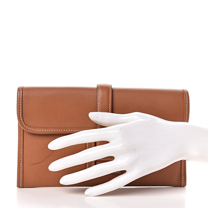 Hermes Swift Jige Duo Clutch Toffee 2 of 9