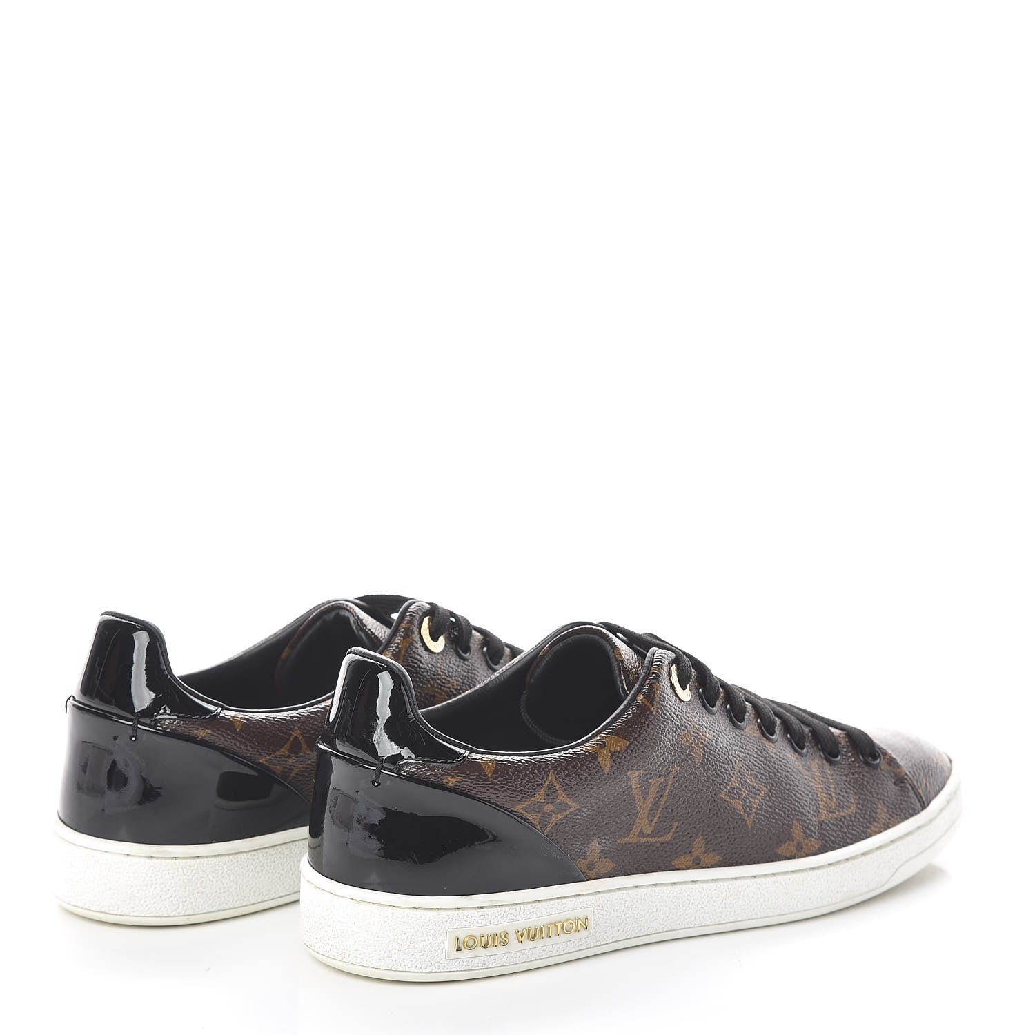 Louis Vuitton Patent Monogram Frontrow Sneakers 38 4 of 7