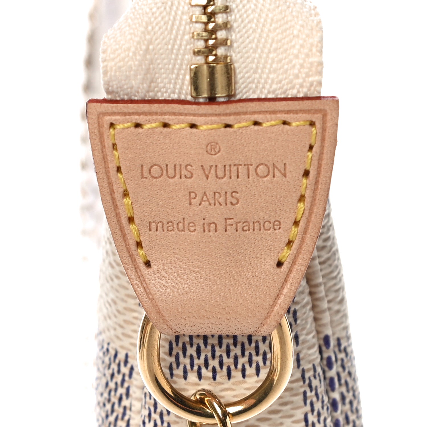 Louis Vuitton Damier Azur Mini Pochette Accessories 7 of 10