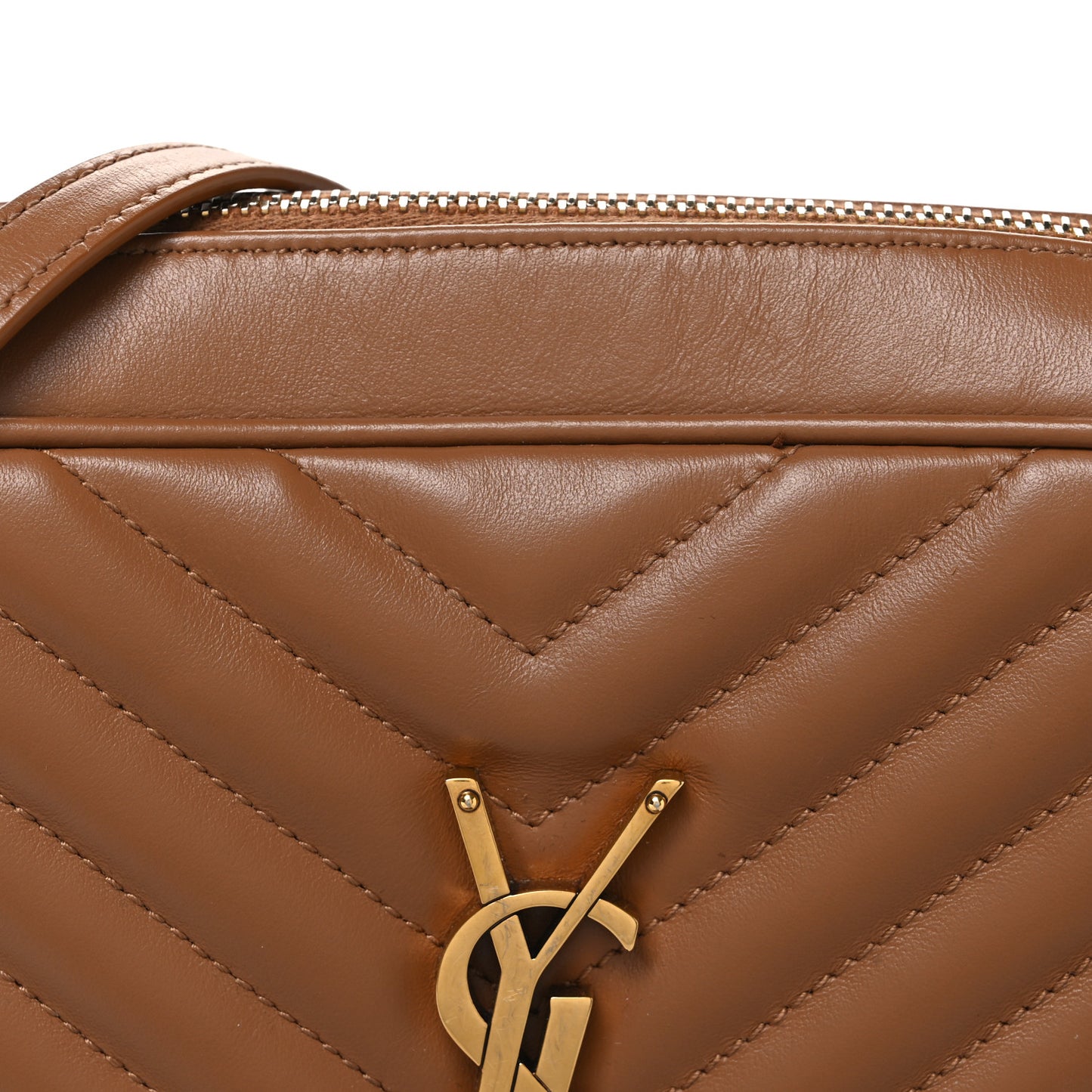 Calfskin Matelasse Monogram Lou Camera Bag Cinnamon