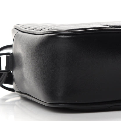 Saint Laurent Calfskin Matelasse Monogram Lou Camera Bag Black 8 of 11