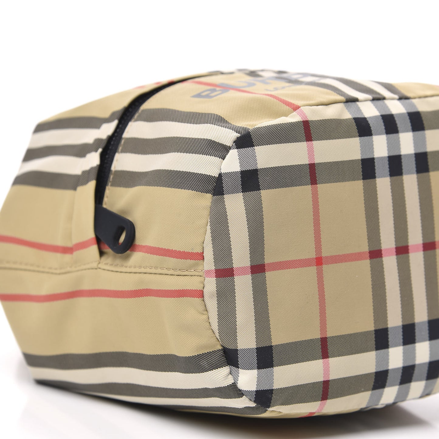 Econyl Icon Stripe Phoebe Drawcord Pouch Archive Beige