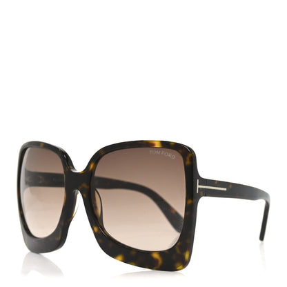Tom Ford Acetate Emmanuella Sunglasses TF618 Havana 1 of 7