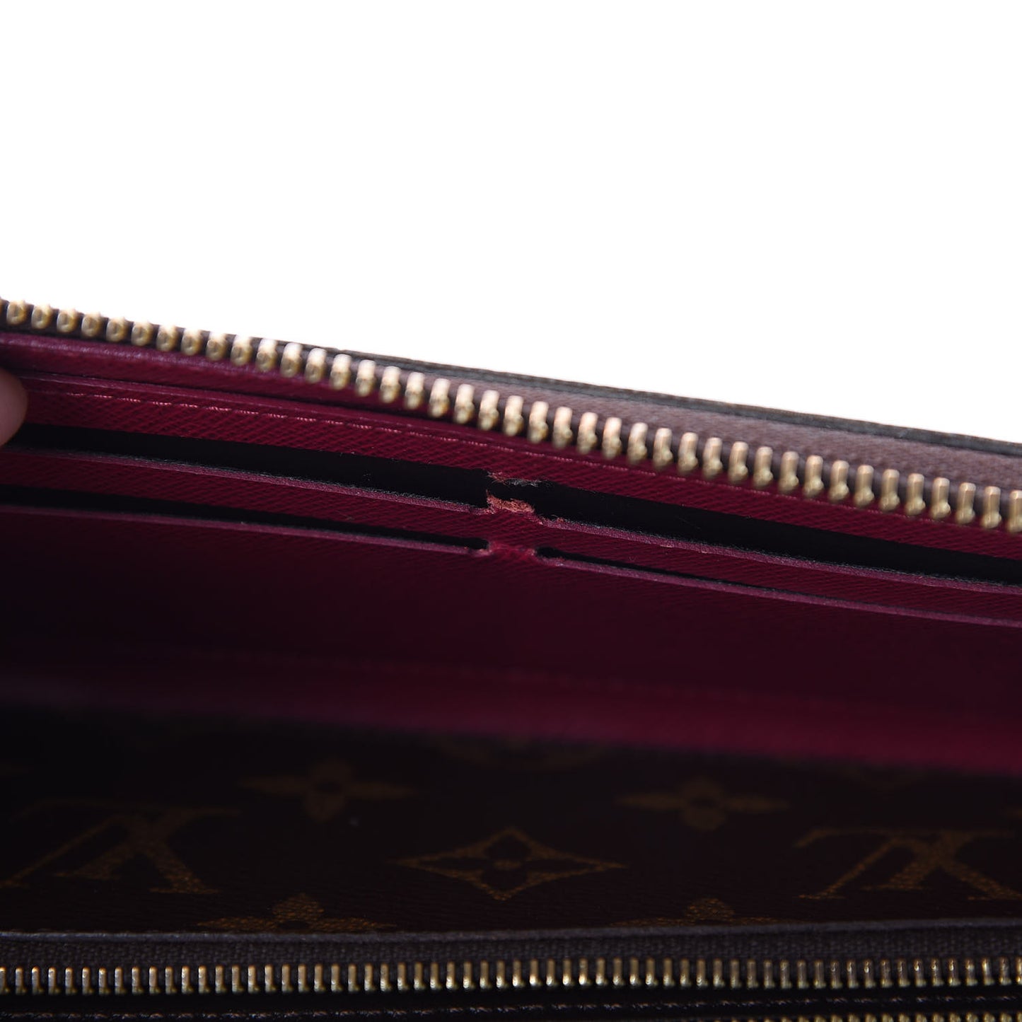 Monogram Clemence Wallet Fuchsia