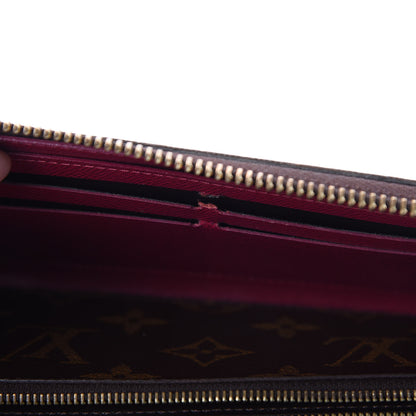Louis Vuitton Monogram Clemence Wallet Fuchsia 11 of 11
