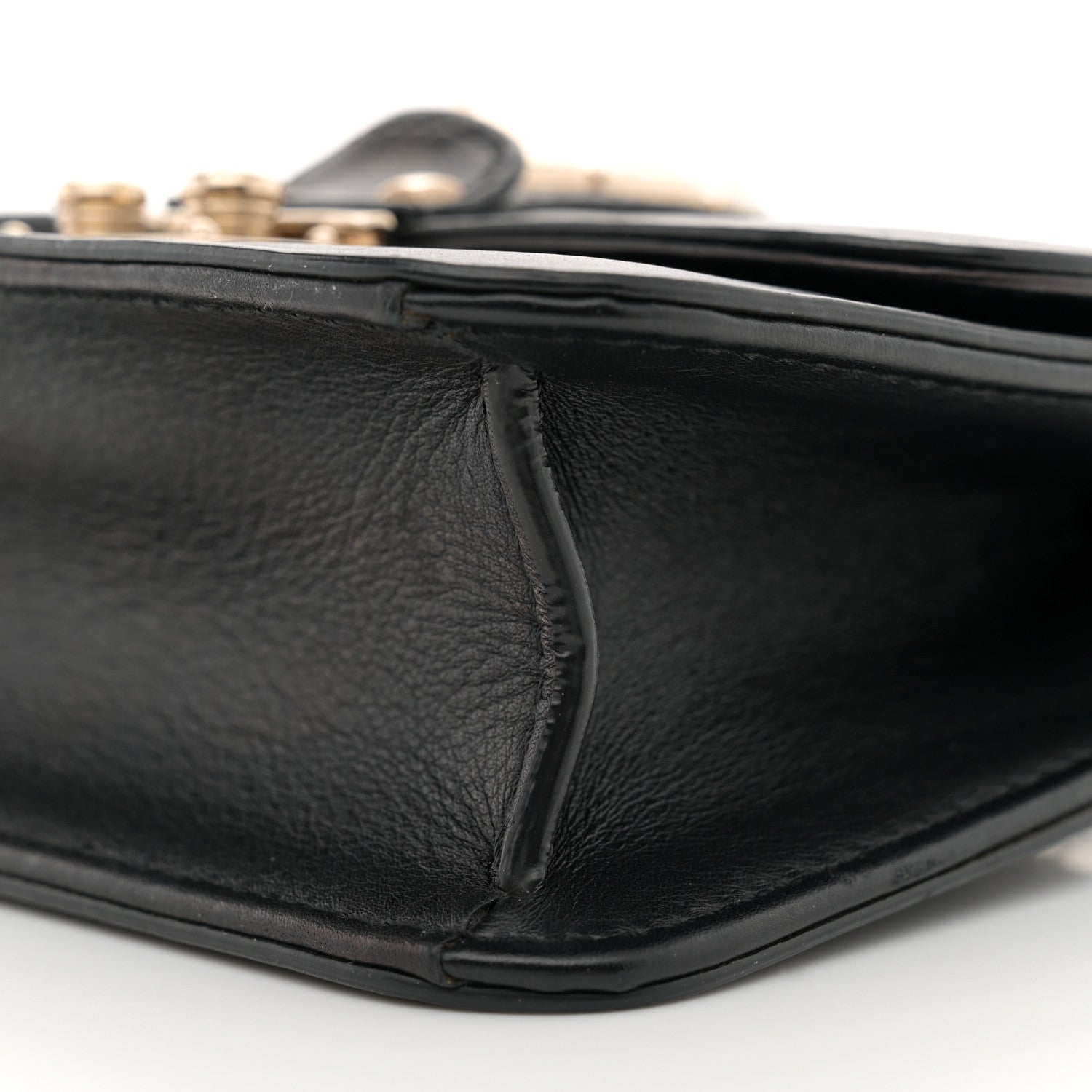 Valentino Garavani Vitello Mini Glam Lock Rockstud Flap Black 10 of 12