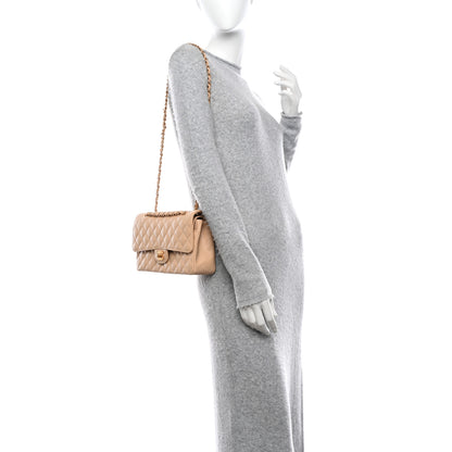 Chanel Caviar Quilted Medium Double Flap Beige 2 of 10