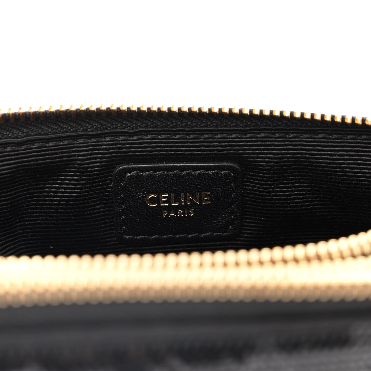 Celine Sequin Small Trio Crossbody Bag Black 8 of 12