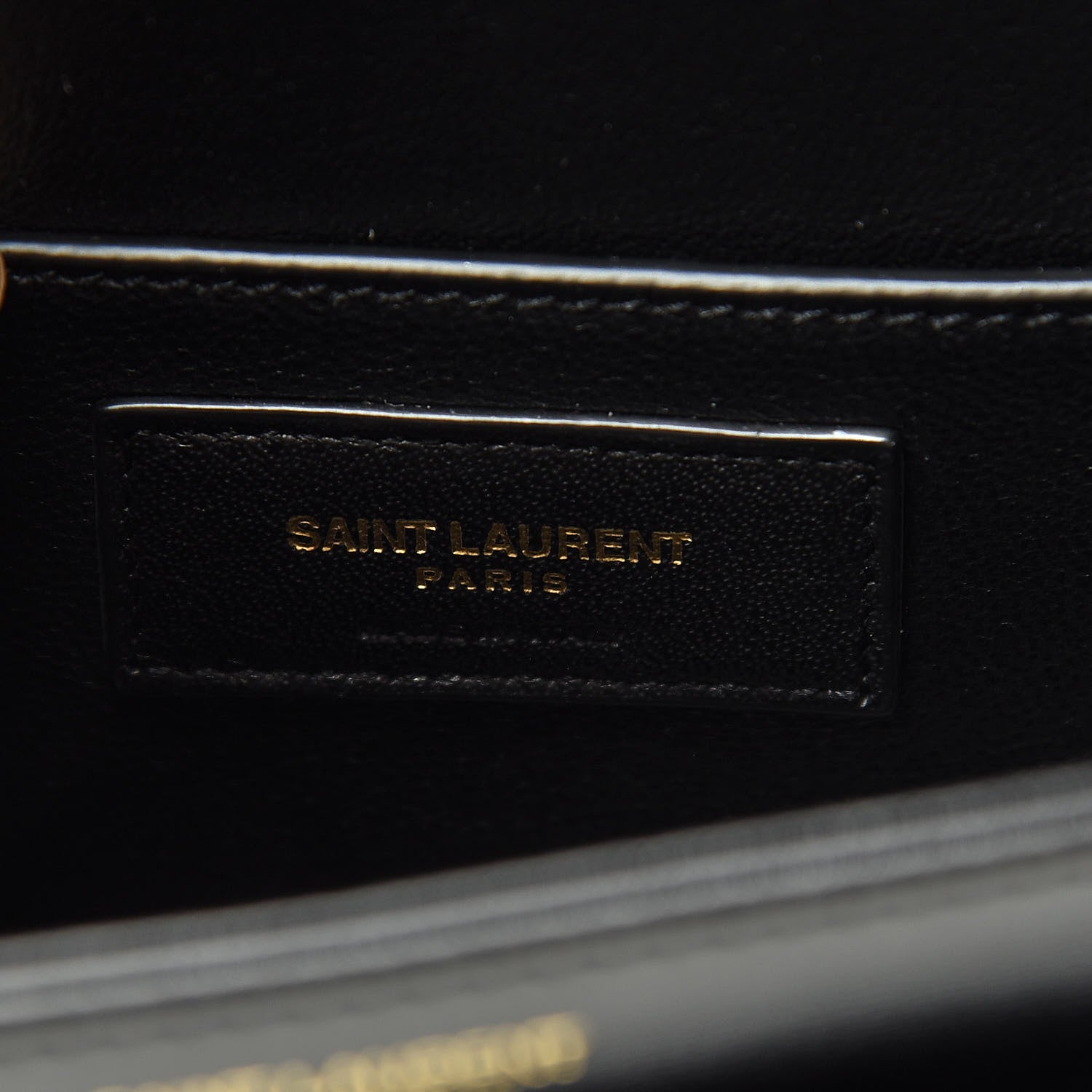 Saint Laurent Calfskin Le 61 Shoulder Bag Black 6 of 9