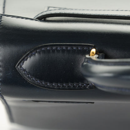 Hermes Box Kelly Sellier 28 Bleu Marine 8 of 25