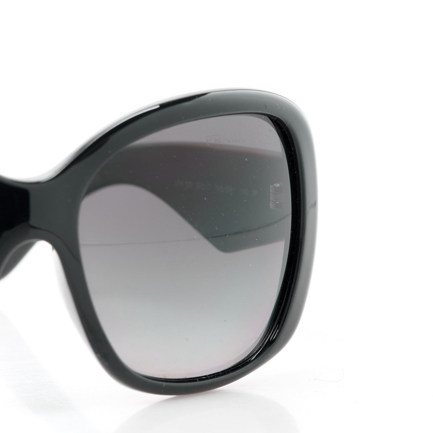 Prada Sunglasses SPR 32P Black 8 of 9