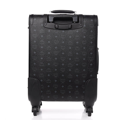 MCM Visetos Small Traveler Trolley Whelled Suitcase Black 3 of 8