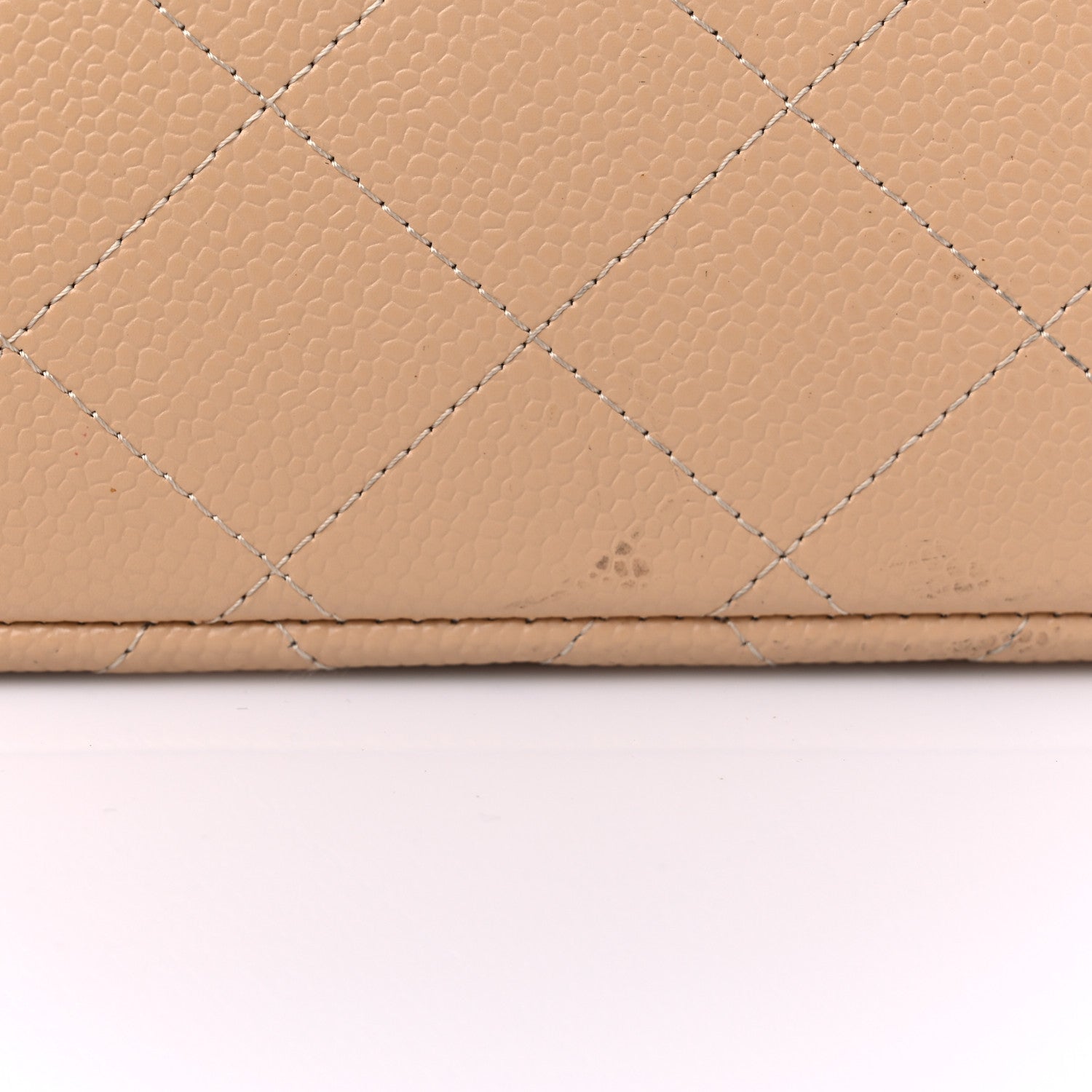 Chanel Caviar Quilted Jumbo Double Flap Beige Clair 13 of 14