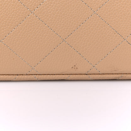 Chanel Caviar Quilted Jumbo Double Flap Beige Clair 13 of 14