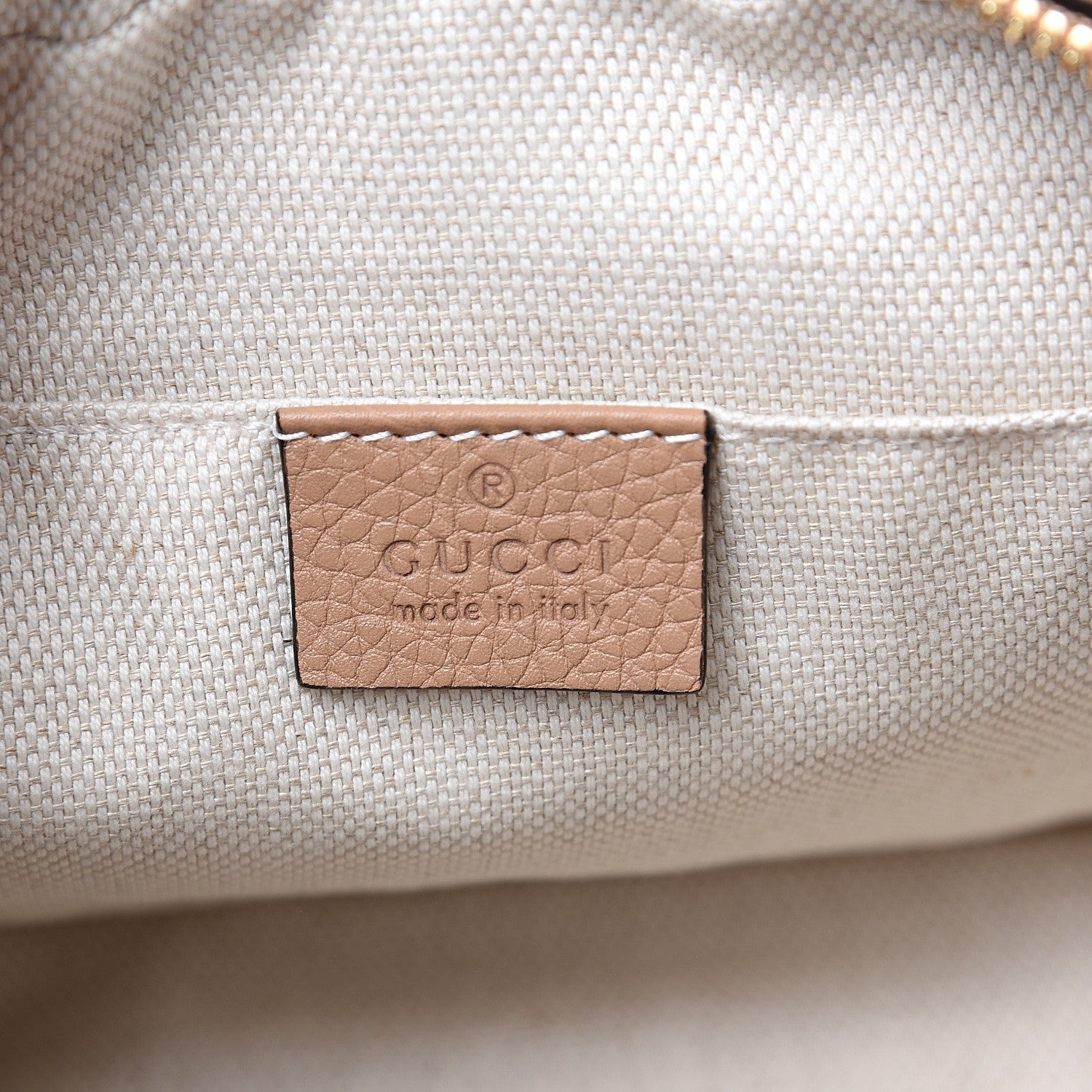 Gucci Pebbled Calfskin Small Soho Disco Bag Rose Beige 5 of 8