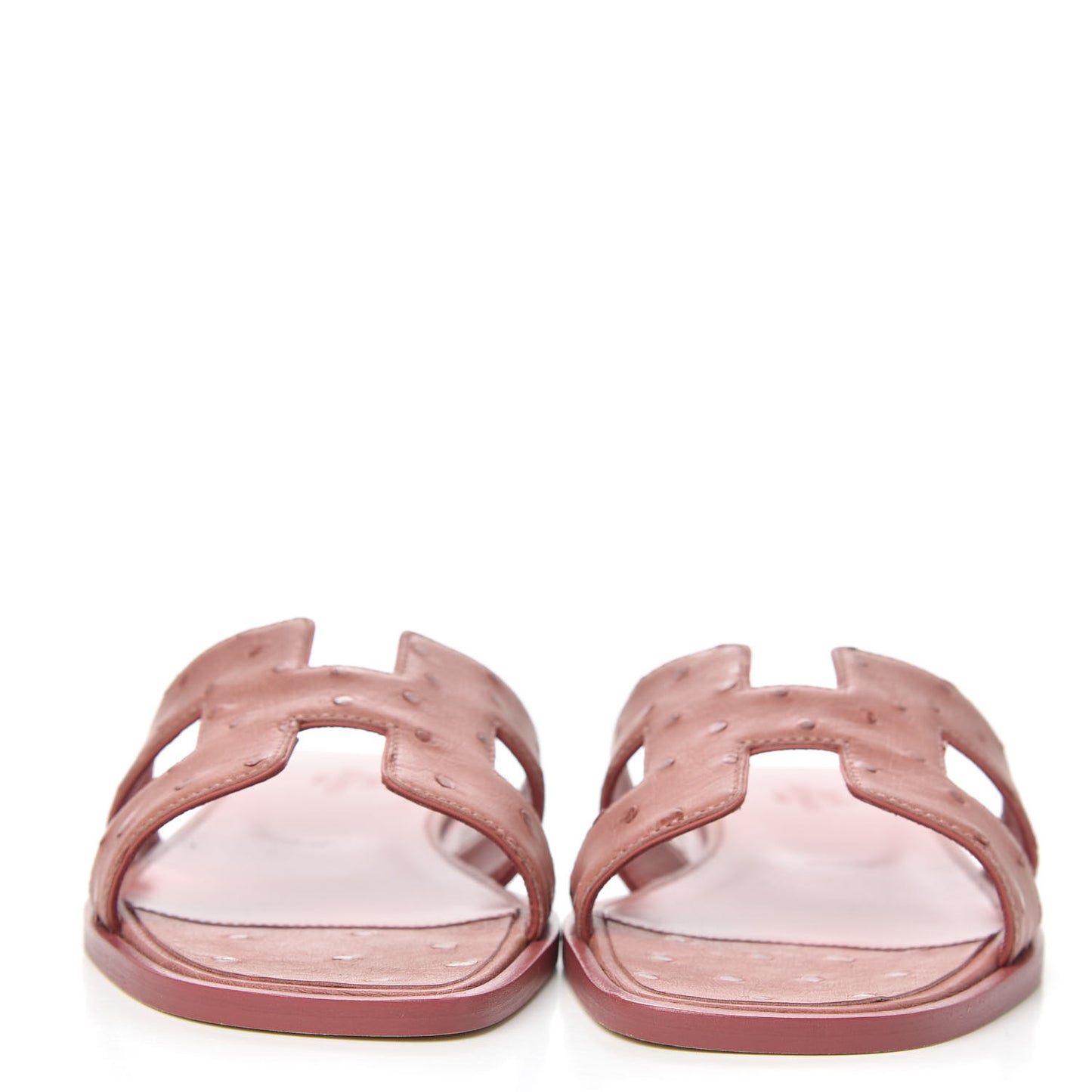 Ostrich Oran Sandals 36.5 Terre Cuite