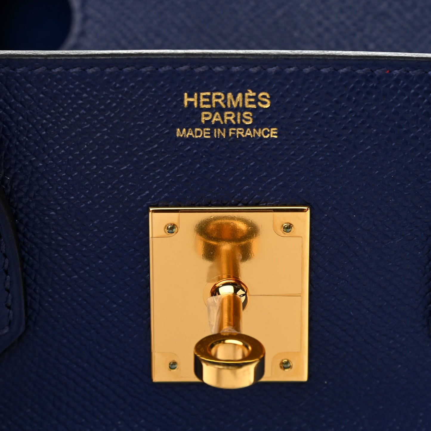 Epsom Birkin 30 Bleu Saphir