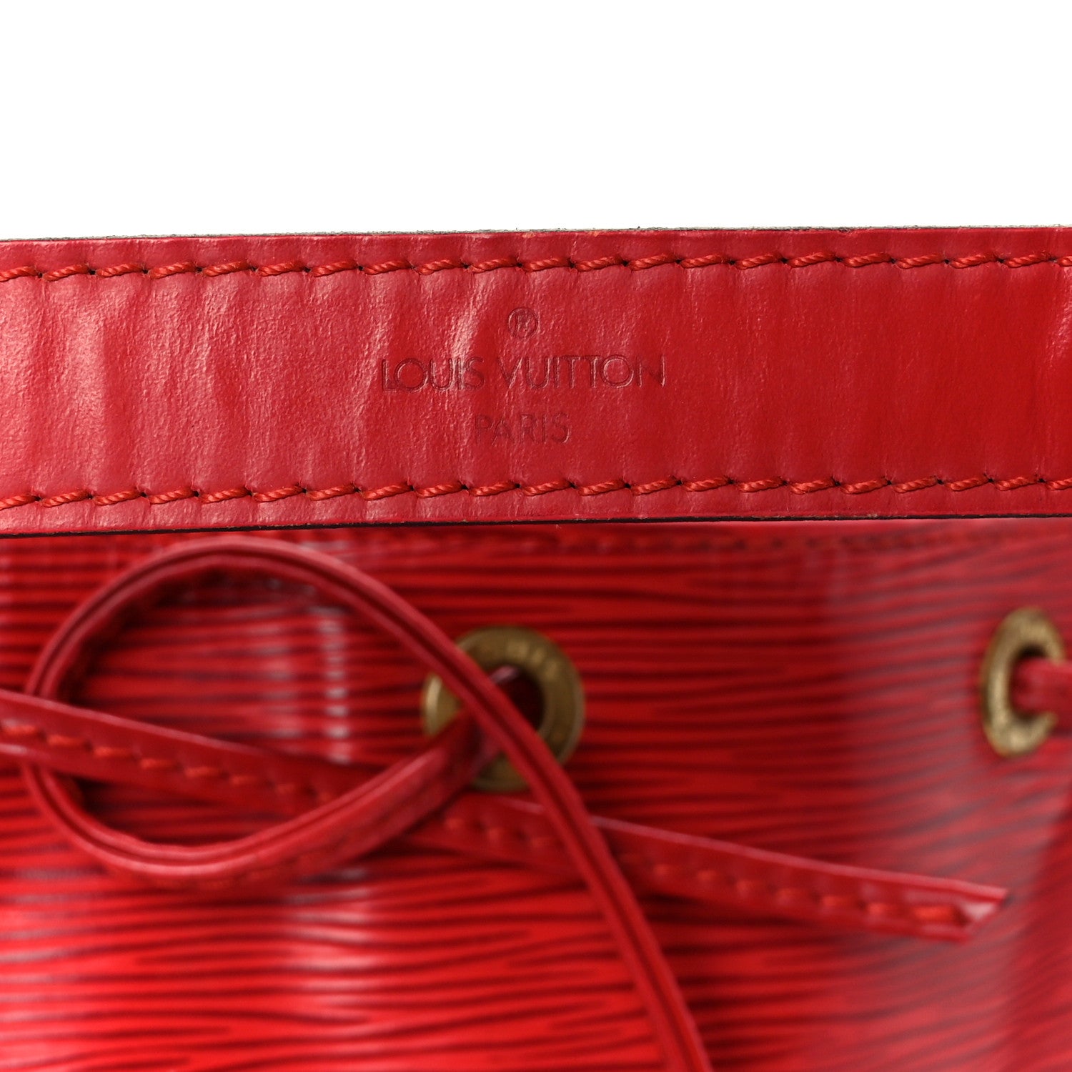 Louis Vuitton Epi Petit Noe Castillan Red 6 of 13