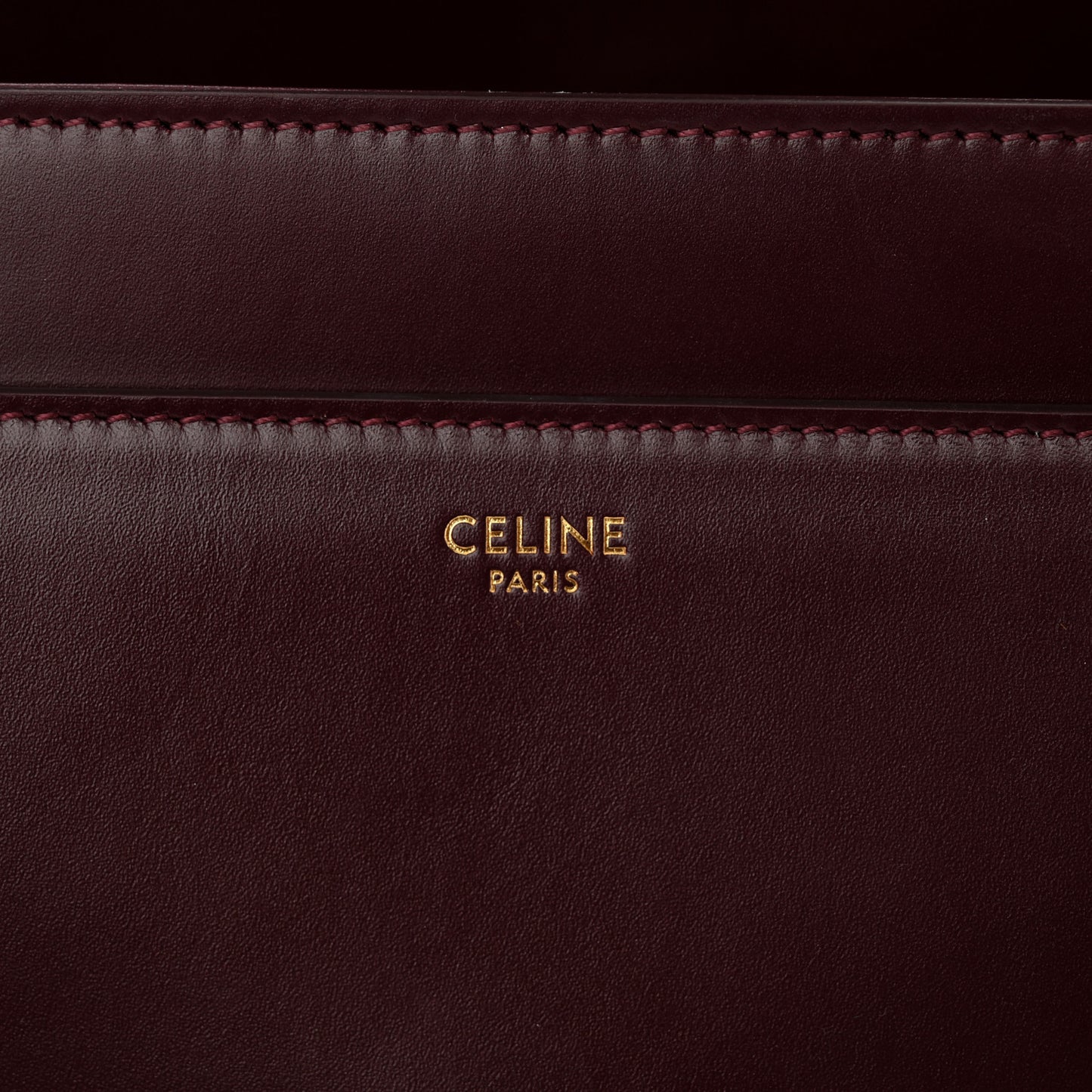 Satinated Calfskin Medium 16 Top Handle Bag Light Burgundy