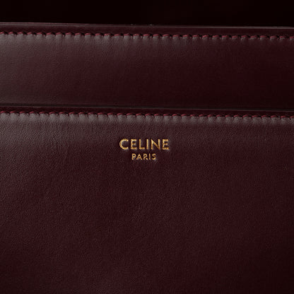 Celine Satinated Calfskin Medium 16 Top Handle Bag Light Burgundy 6 of 13