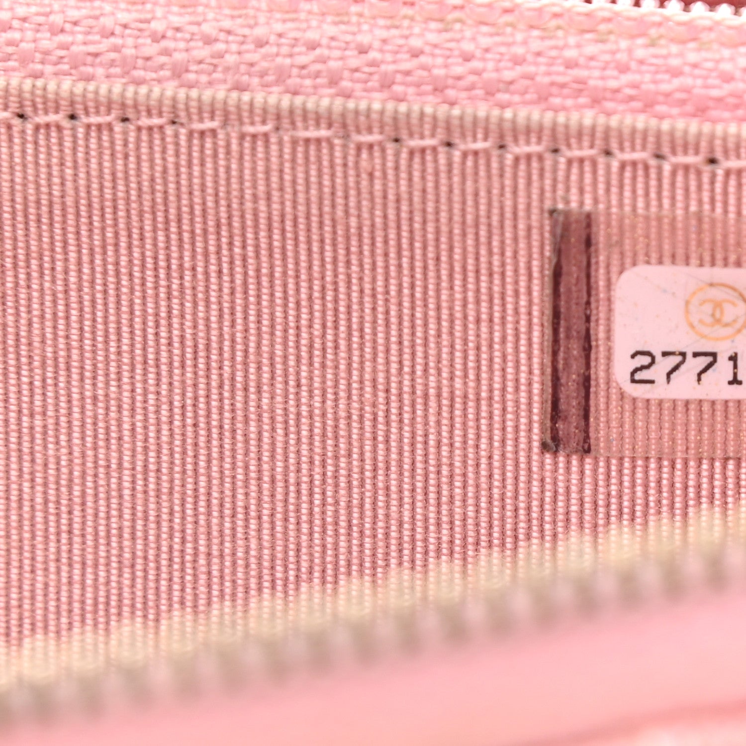 Chanel Iridescent Caviar Quilted Medium Zip Around Wallet Pink 8 of 13