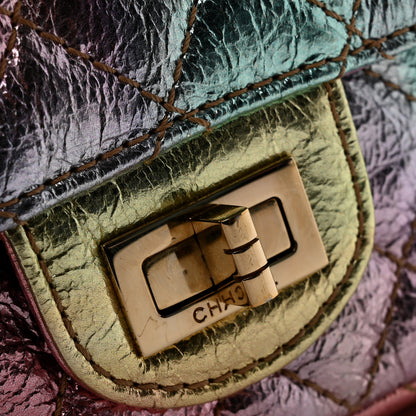 Chanel Metallic Goatskin Quilted Mini 2.55 Reissue Flap Multicolor 11 of 11