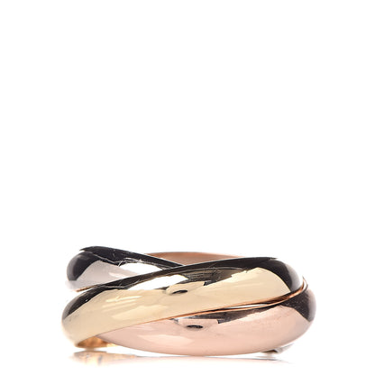 Cartier 18K Pink Yellow White Gold Classic Trinity Ring 50 5.25 3 of 5