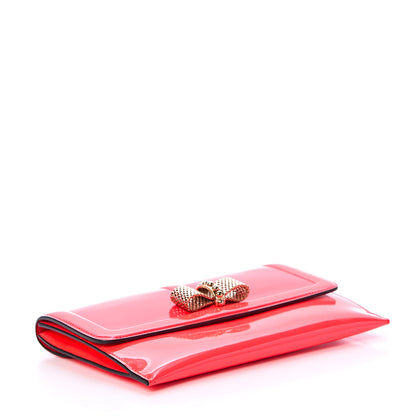 Christian Louboutin Patent Sweet Charity Pochette Rose Paris 3 of 11