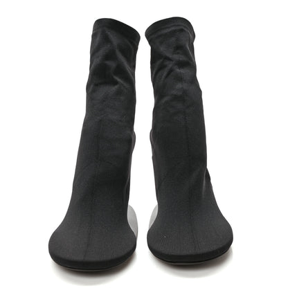 Balenciaga Knit Round Toe Stage 100mm Booties 39 Black 2 of 6