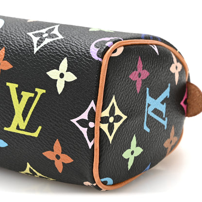 Louis Vuitton Monogram Multicolor Mini Sac HL Speedy Black 9 of 9