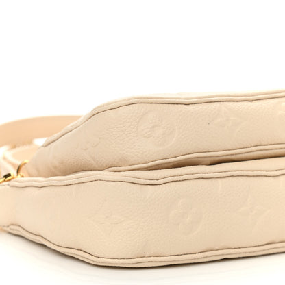 Louis Vuitton Empreinte Monogram Giant Multi Pochette Accessories Cream 9 of 10