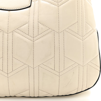 Gucci Calfskin Web Quilted Medium Dionysus Hobo White 17 of 18