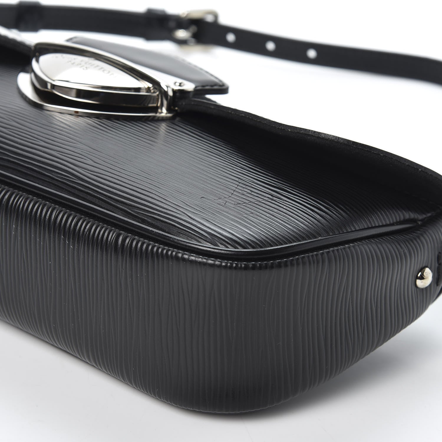Louis Vuitton Epi Montaigne Clutch Black 6 of 9