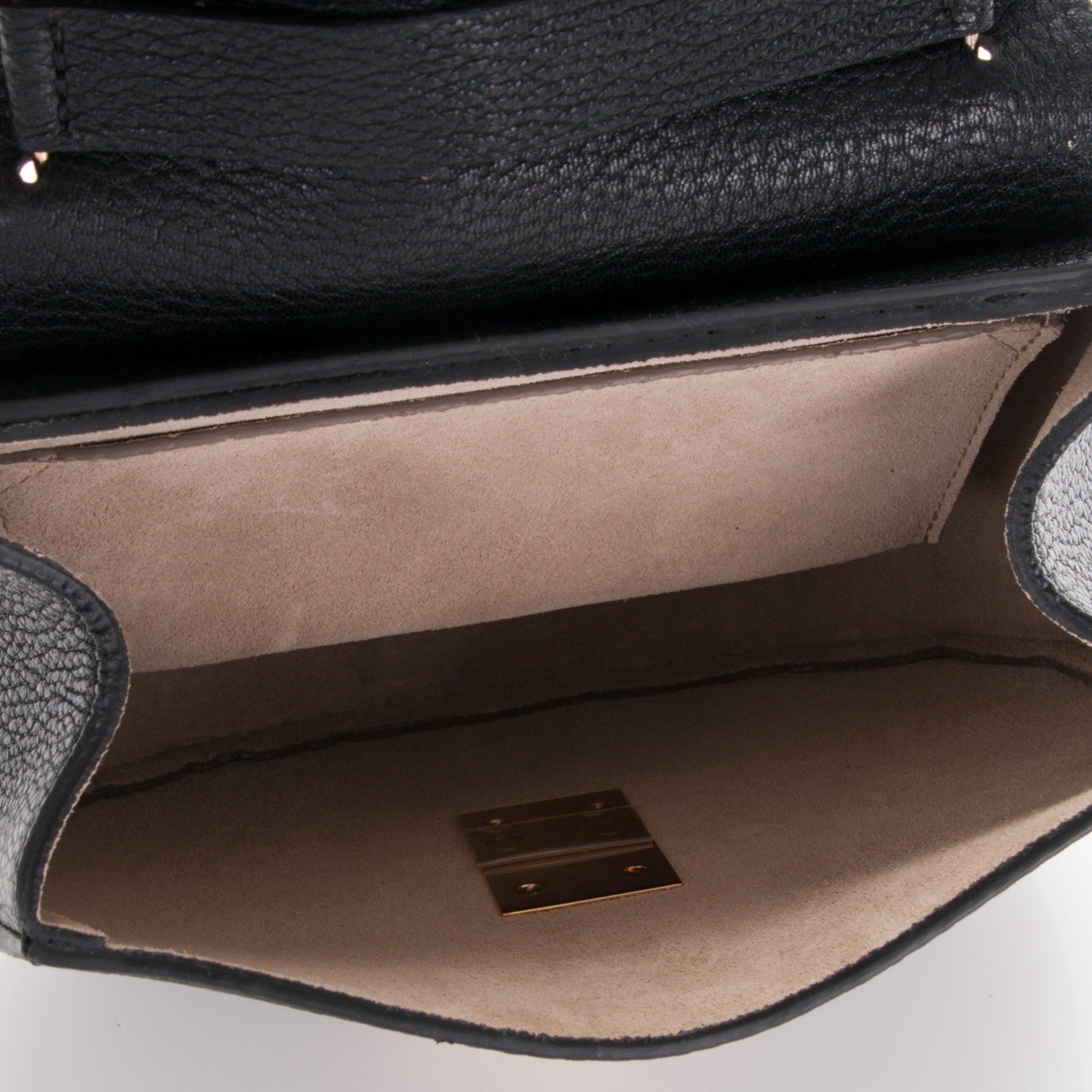 Chloe Grained Lambskin Mini Drew Shoulder Bag Black 5 of 7