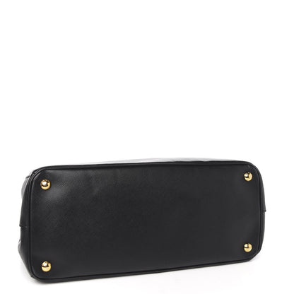 Prada Saffiano Medium Galleria Double Zip Tote Black 3 of 12