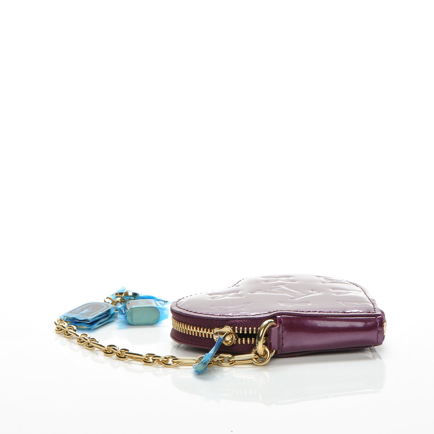 Vernis Heart Coin Purse Violet