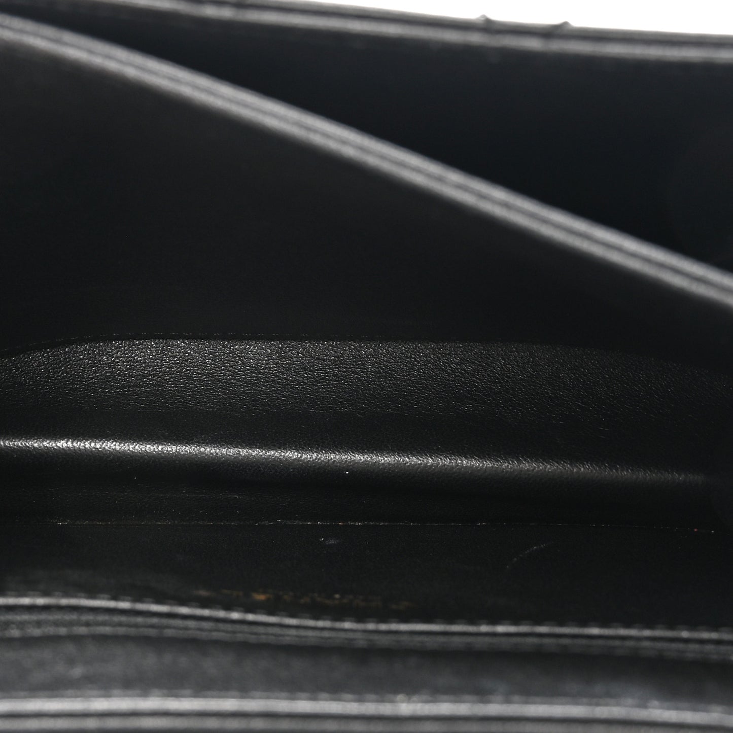 Sheepskin Quilted Beauty Lock Flap Black
